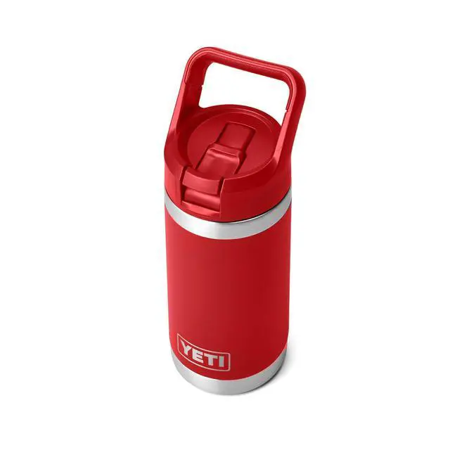 Alt view image 4 of 7 - Rambler Jr. 12 oz Kids Bottle, with Straw Cap, Rescue Red
