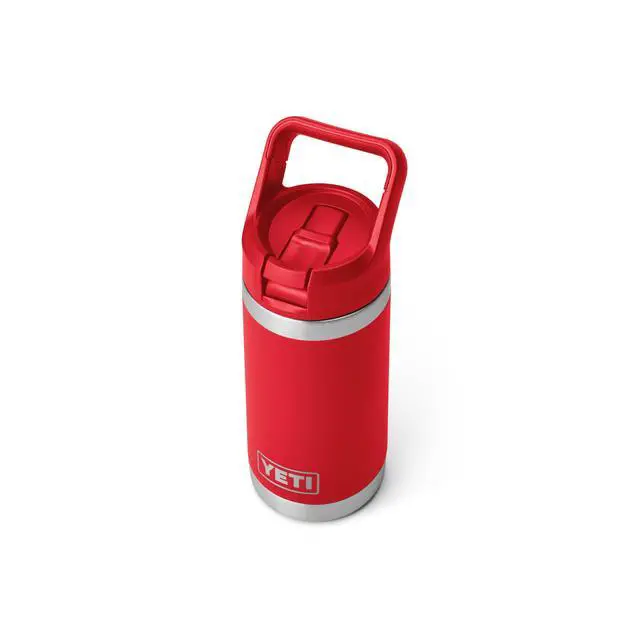 Alt view image 3 of 7 - Rambler Jr. 12 oz Kids Bottle, with Straw Cap, Rescue Red