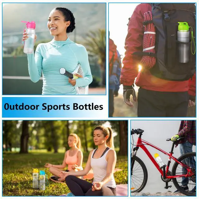 Alt view image 7 of 7 - 16 Pack Bulk Water Bottles-17oz Plastic Sports Water Bottles for Kids and Adults Leak Proof, Reusable for Gym Travel School Office, Multicolor