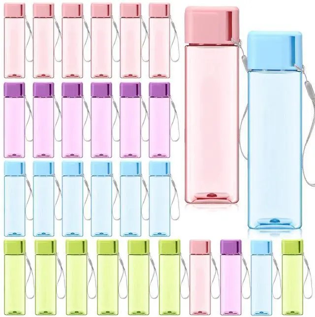 Main image of 30 Pcs Water Bottle Bulk 17 oz Plastic Sports Water Bottles for Kids Adults Reusable Leak Proof Portable Drink Container Large for School Classroom Travel Camping Fitness Office(Multicolor)