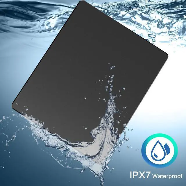 Alt view image 5 of 7 - Hard Mouse Pad,Unique 3 Layers Mouse Pad with Plastic Surface,Compatible with High DPI Mice Quick Gestures Enhance Precision for Gaming and Office-Large (11.6"x9.5") Black (Black - 1 pc)