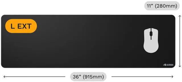 Alt view image 6 of 6 - Gaming Mouse Pad GMP 2 - LE - Spill-Proof Mouse Pad, Optimised for All Gaming Sensors, Balanced Surface for Speed & Control, Edgeless Design - 915mm x 280mm x 3mm - Large Extended Desk Mat