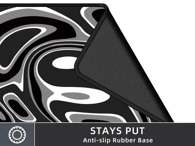 Alt view image 4 of 7 - Large Gaming Mouse Pad with Superior Micro-Weave Cloth, Extended Desk Mousepad with Stitched Edges, Anti-Slip Keyboard Pad for Computer, Home and Gaming