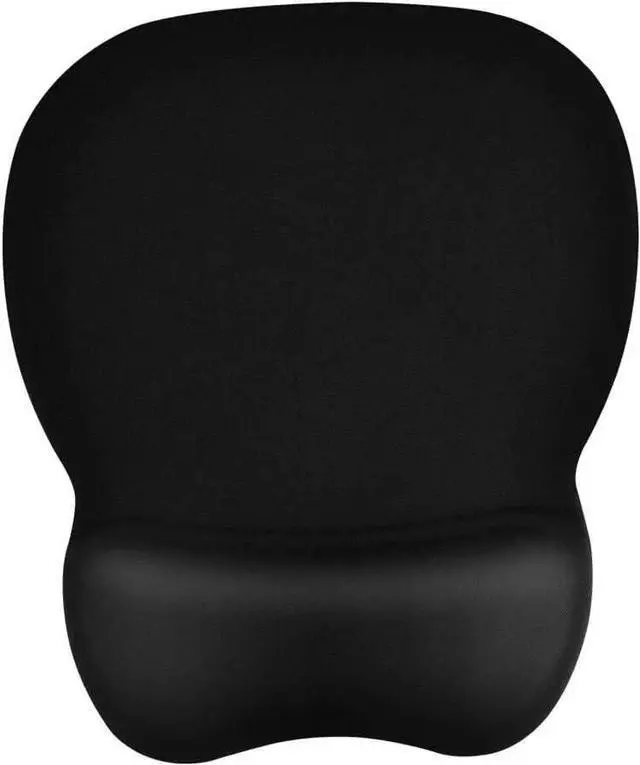 Alt view image 2 of 7 - Ergonomic Mouse Pad with Wrist Support, Mousepad with Memory Foam Wrist Rest and Non-Slip Base for Computer, Cafe, Home & Office, 9.64 x 8.26 in Office Desk Accessories
