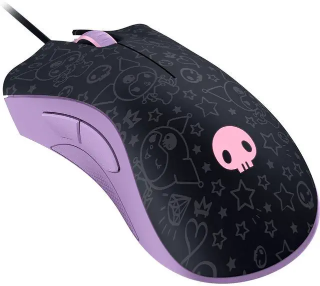 Main image of DeathAdder Essential Ergonomic Wired Gaming Mouse 6400 DPI Optical Sensor, 5 Programmable Buttons, Mechanical Switches, Rubber Side Grips Kuromi Edition