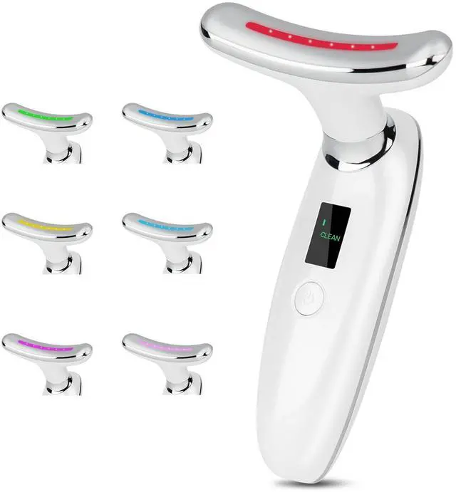 Main image of 7-in-1 Beauty Massager for Face and Neck - Jawline Lifting & Firming - Face Lymphatic Drainage Massager for Anti Aging Wrinkle, Forehead Lines, and Dark Circles, White