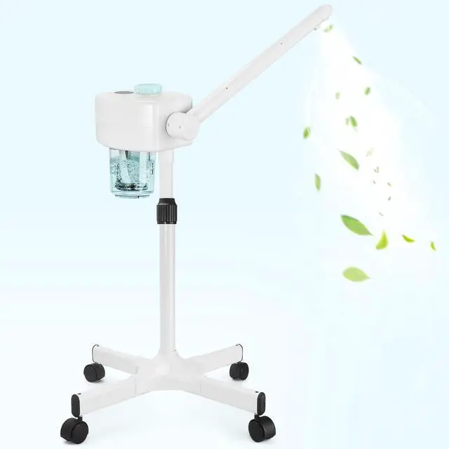 Main image of Professional Facial Steamer, Vaporizador Facial Steamer for Esthetician, Face Steamer on Wheels, Rocker Arm/Preheat/Hot Mist Adjustment/Timer Function, Facial Steamers for Home Salon Spa Skin Cleaning
