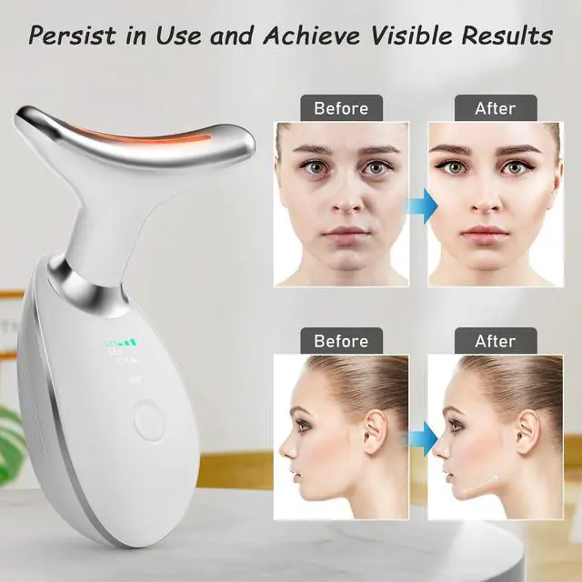 Alt view image 5 of 7 - Neck and Face Skin Care Tool, Improve, Firm, Tightening and Smooth, White