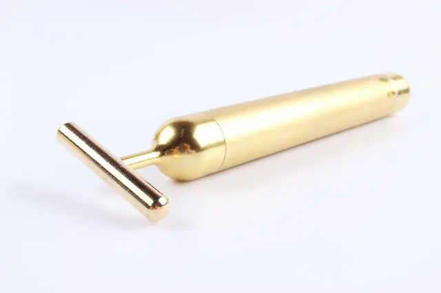 Alt view image 5 of 7 - Beauty Massage 24K Golden Anti-Aging Pulse Skin Care Gold Facial Roller Massage