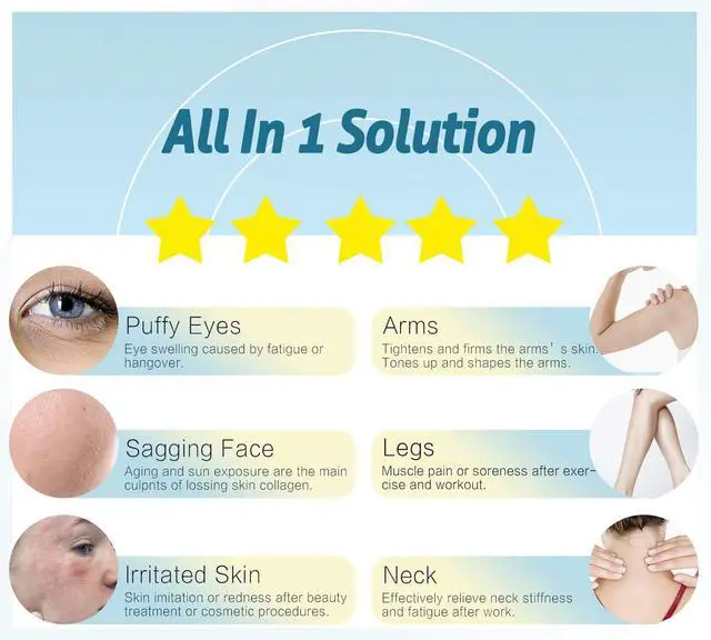 Alt view image 4 of 5 - Ice Roller for Face & Eye, Puffiness, Migraine, Pain Relief and Minor Injury, Skin Care Products