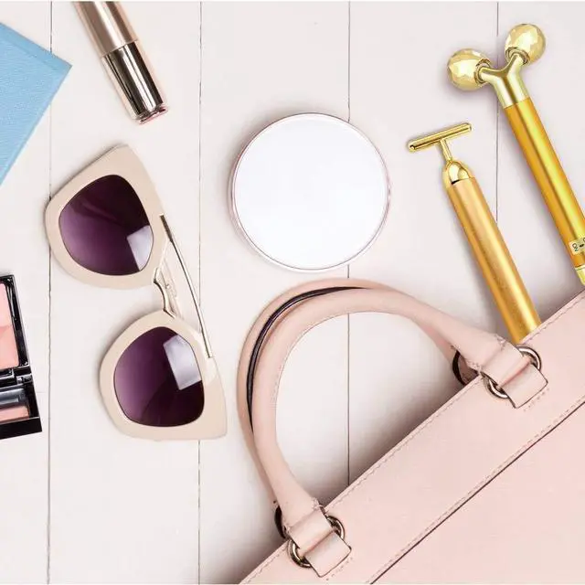Alt view image 2 of 7 - 2-in-1 Electric Face Massager 24k Golden Facial Massager, 3D Roller and T Shape Facial Roller Massager Kit Skin Care Tools
