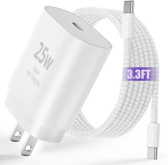Main image of USBC iPad Fast Charger and 3FT USB C Cable Cord, 25W Type C Fast Charger for Apple iPad Pro 11/12.9/13/2025-2018/iPad Air 5/4th Gen,iPhone 15 16 17 Pro Max/Mini/iPad Charger Fast Charging