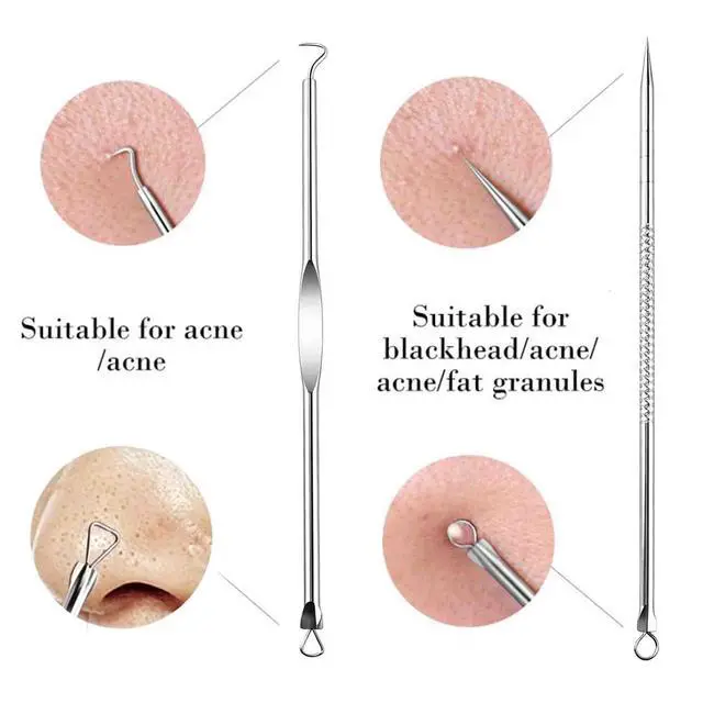 Alt view image 5 of 7 - Blackhead Remover Pimple Comedone Extractor Tool Best Acne Removal Kit