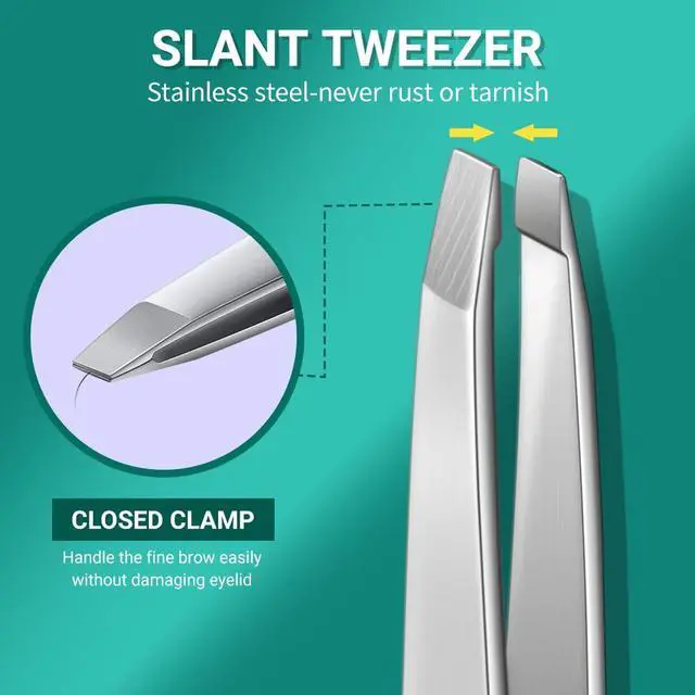 Alt view image 5 of 7 - Pimple Popper Tool Kit, 6 pcs Blackhead Remover Tools for Face and Nose, Ingrown Hair Removal Kit with Pimple Extractor, Pore Extractor, Tweezer, Razor
