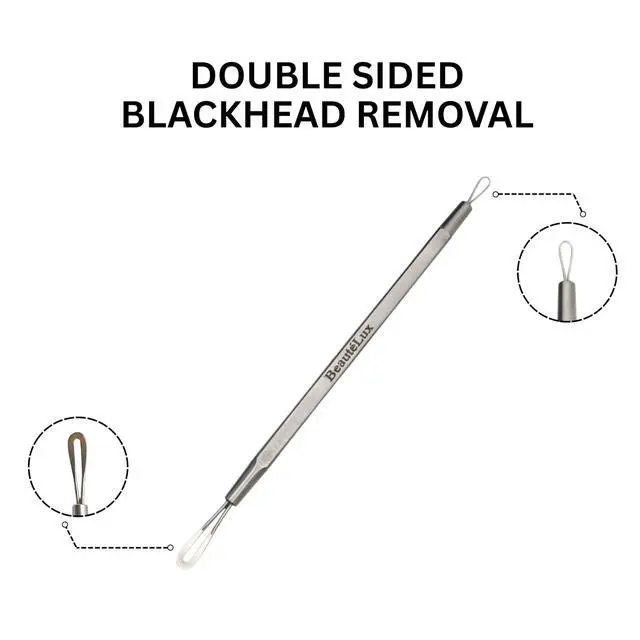 Alt view image 3 of 7 - 2-in-1 Blackhead Remover Tool, Stainless Steel Extractor