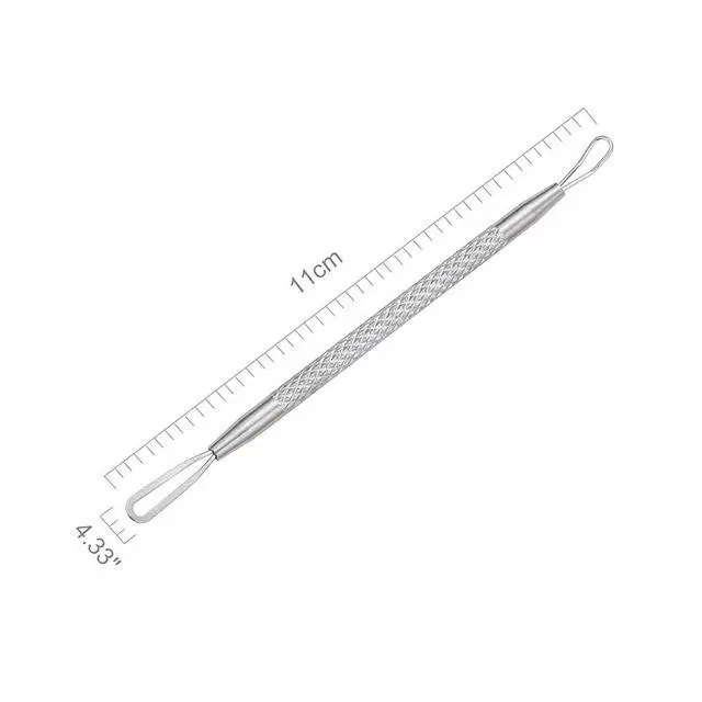 Alt view image 6 of 6 - Professional Blackhead and Blemish Remover -Pimple Comedone Removal 2-in-1 Extractor Tool