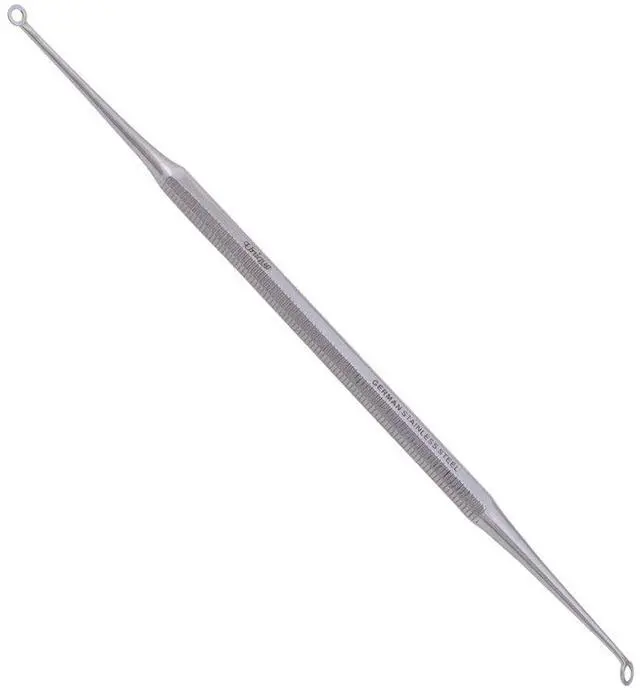Main image of Blackhead Remover Comedone Extractor Tool - Dual Loop Whitehead Blemish Acne Removal - Skin, Facial, Pimple, German Stainless Steel