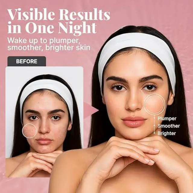 Alt view image 7 of 7 - Blackhead Remover Vacuum Camera, 3 Suction Modes, 6 Heads, USB Rechargeable + Bio Collagen Mask 6 Pack, Hydrogel Korean Masks, Hydrating Anti-Aging Moisturizing, Elasticity & Radiance After Vacuum to