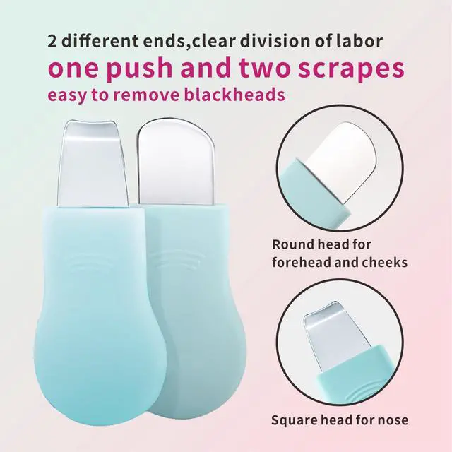 Alt view image 5 of 7 - Silicone Nose Blackhead Remover Tool Set,Blackhead Scraper Tool,2Pcs Pore Cleaning Brush, Face Scrubber Skin Spatula, Pore Scrubber for Deep Cleansing,Face Exfoliator Scrubber for Women Men