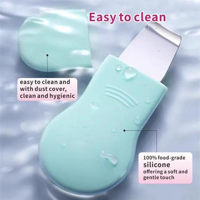 Alt view image 7 of 7 - Silicone Nose Blackhead Remover Tool Set,Blackhead Scraper Tool,2Pcs Pore Cleaning Brush, Face Scrubber Skin Spatula, Pore Scrubber for Deep Cleansing,Face Exfoliator Scrubber for Women Men