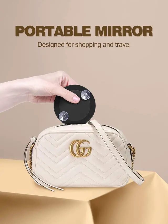 Alt view image 7 of 7 - 40X Magnifying Mirror with 2 Suction Cups, 3.5 inches Magnified Makeup Mirror and Slant Tweezers,Black,1PC