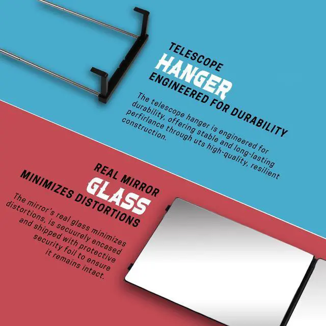 Alt view image 5 of 7 - The 360 Mirror - 3 Way Mirror for Self Hair Cutting - Adjustable Trifold Barber Miror to Cut Your Own Hair - Tri Fold Self Haircut System for Men and Women Braiding - Three Sided Miror for Haircuts