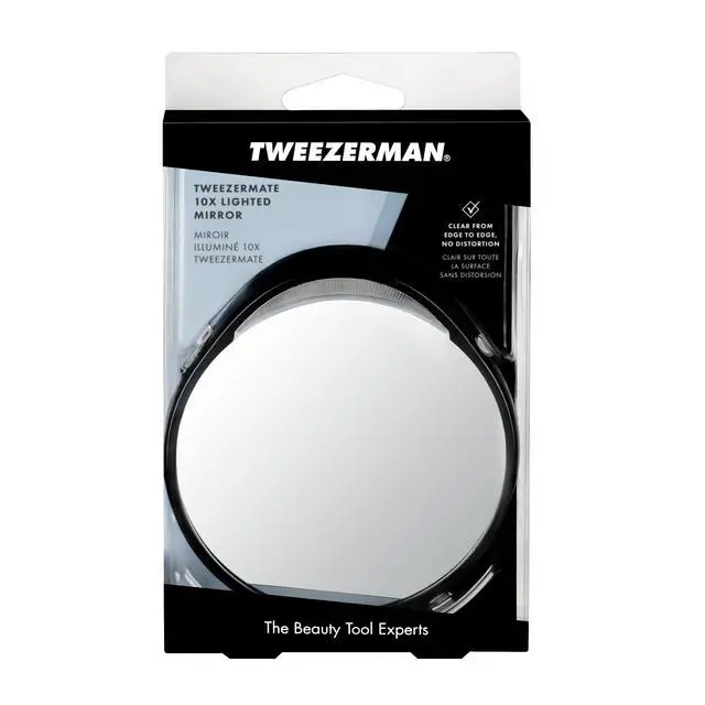Alt view image 4 of 5 - 10X Lighted Mirror, Clear and Bright