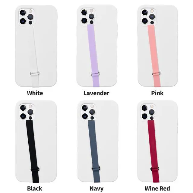 Alt view image 7 of 7 - C-Shaped Clip Finger Phone Grip, Silicone Loop for iPhone Case & Samsung. Black 210