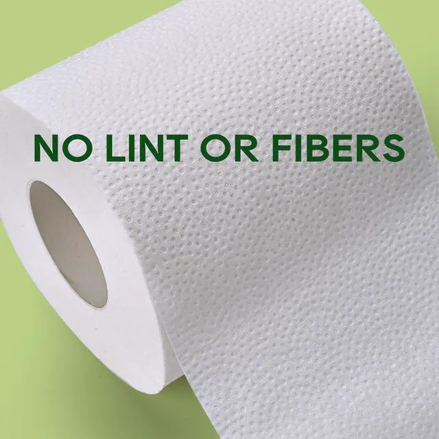 Alt view image 7 of 7 - Bamboo Toilet Paper, Septic Safe Toilet Tissue, 24 Double Rolls, 320 Sheets Per Roll, Tree Free, Non Toxic, 2 Ply, Soft and Absorbent, Eco Friendly Dye-Free Paper