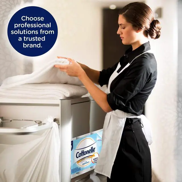 Alt view image 7 of 7 - Standard Roll Toilet Paper, Bulk (12456), Ultra CleanCare Bathroom Tissue, Clean Ripple Texture, White (48 Rolls of 170 Sheets, 8,160 Sheet Total)