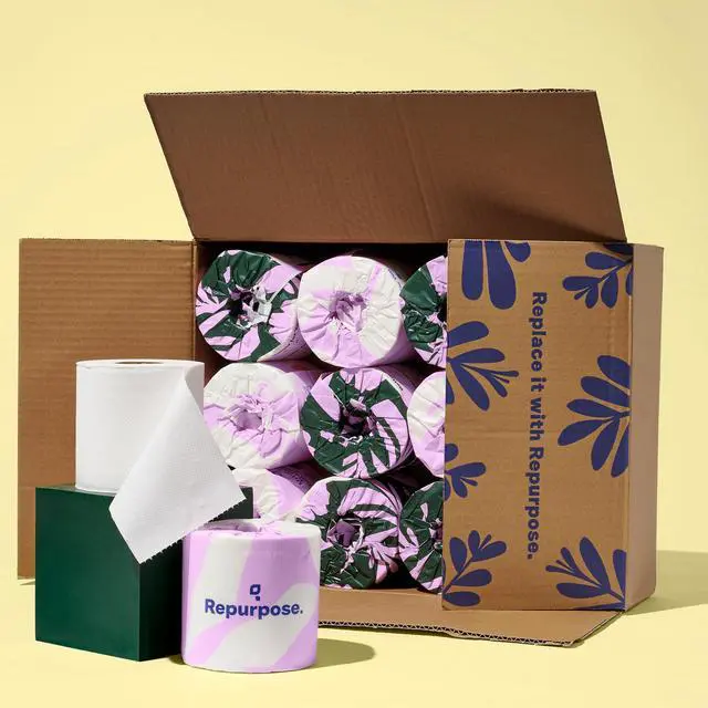 Alt view image 6 of 7 - 100% Bamboo Toilet Paper, 3-Ply, Tree-Free, Plastic-Free, FSC Certified, Septic Safe, Fast Dissolving, RV-Friendly, 12 Rolls (300 Sheets/Roll), No Fragrance/Dyes