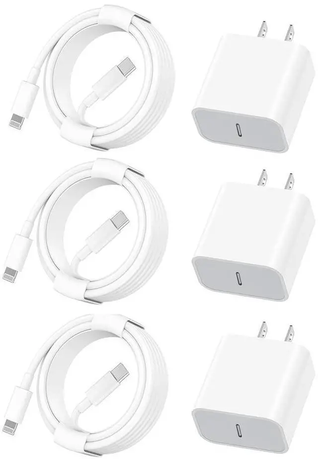 Main image of Apple MFi CertifiediPhone Charger Fast Charging,3Pack Apple Charger Adapter Super Fast Charger iPhone 6FT USB C to Lightning Cable Cord for iPhone 14 Pro Max/14 Plus/13 MiNi/13/12/11/10/X/SE/AirPods