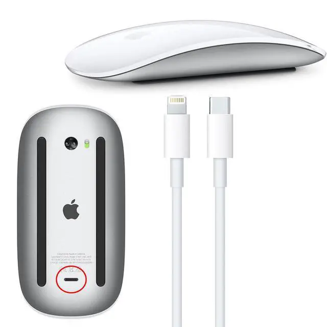 Alt view image 6 of 7 - 6FT Magic Keyboard Charging Cable, USB C to Lightning Cord Compatible for Magic Trackpad/M-agic Mouse/iPad Keyboard Lightning Ports K-eyboard and Case/Mouse Charger Cable Power Cord