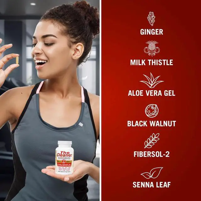 Alt view image 2 of 7 - The Cleaner Detox, Powerful 7-Day Complete Internal Cleansing Formula for Women, Support Digestive Health, 52 Vegetarian Capsules