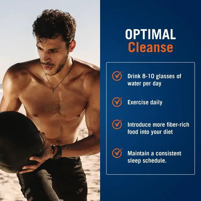 Alt view image 6 of 7 - The Cleaner Detox, Powerful 7-Day Complete Internal Cleansing Formula for Men, Support Digestive Health, 52 Vegetarian Capsules