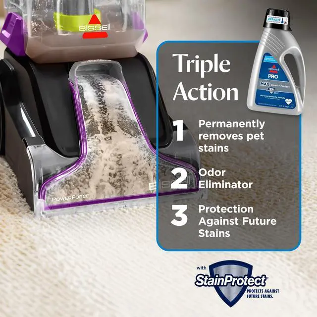 Alt view image 3 of 7 - Deep Clean Pro 4X Deep Cleaning Concentrated Carpet Shampoo, 48 ounces - Silver