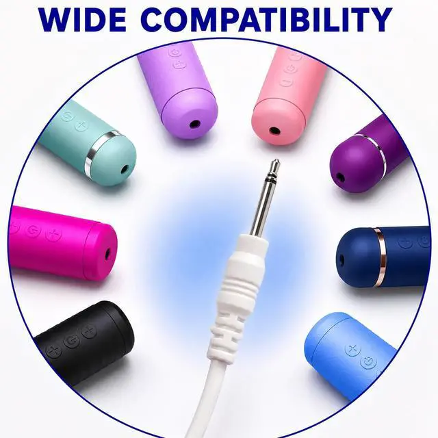 Alt view image 3 of 5 - (2 Pack) Massager Charger Fast Charging USB Cable | 2.5mm DC Charger Cord
