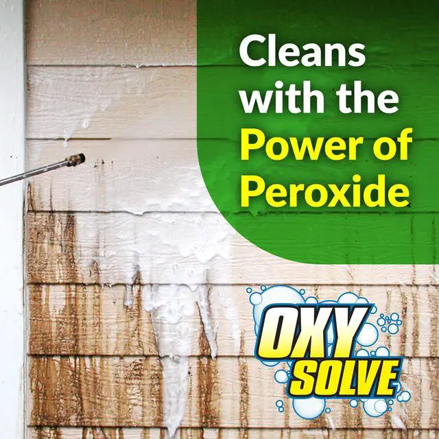 Alt view image 2 of 7 - Oxy Solve House and Siding Pressure Washer Cleaner - Removes Stains from Mold & Mildew on Vinyl, Aluminum, Wood, Brick, Stucco - Concentrate 1 Gal.