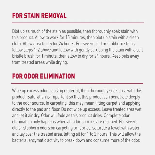 Alt view image 3 of 7 - Advanced Cat Stain and Odor Eliminator Spray, Severe Mess Enzymatic Formula For Tough Pet Messes, 32 oz