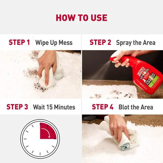 Alt view image 4 of 7 - Advanced Cat Stain and Odor Eliminator Spray, Severe Mess Enzymatic Formula For Tough Pet Messes, 32 oz