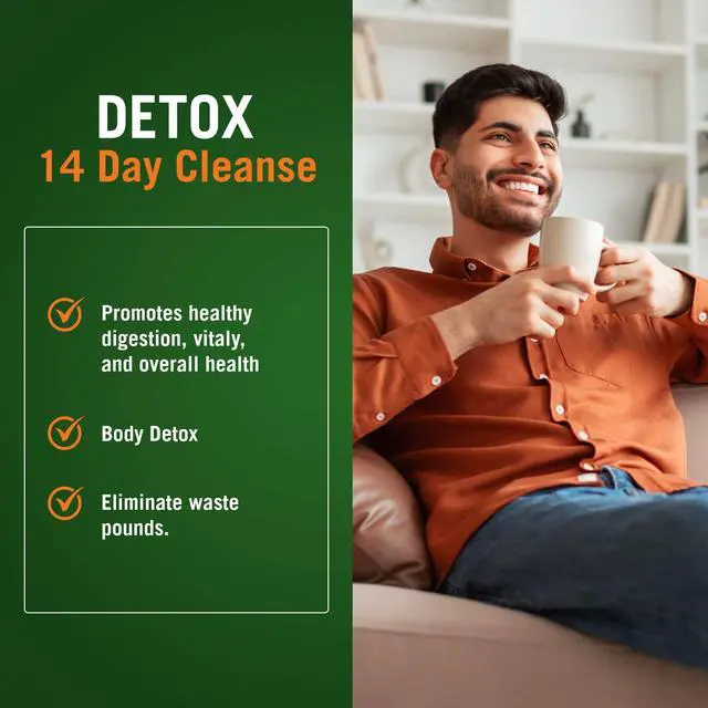 Alt view image 3 of 7 - The Cleaner Detox, Powerful 14-Day Complete Internal Cleansing Formula for Men, Support Digestive Health, 104 Vegetarian Capsules