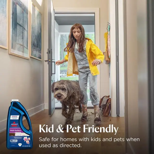 Alt view image 6 of 7 - Multi-Surface Solution, For use in CrossWave and other leading hard surface and area rug cleaners, 64oz, Dissolves dirt, grime, and tough sticky messes