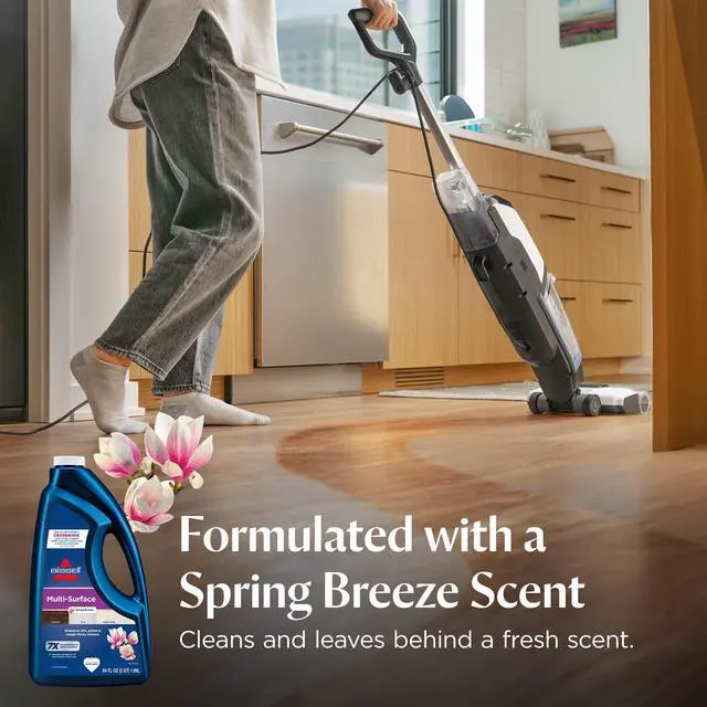 Alt view image 4 of 7 - Multi-Surface Solution, For use in CrossWave and other leading hard surface and area rug cleaners, 64oz, Dissolves dirt, grime, and tough sticky messes