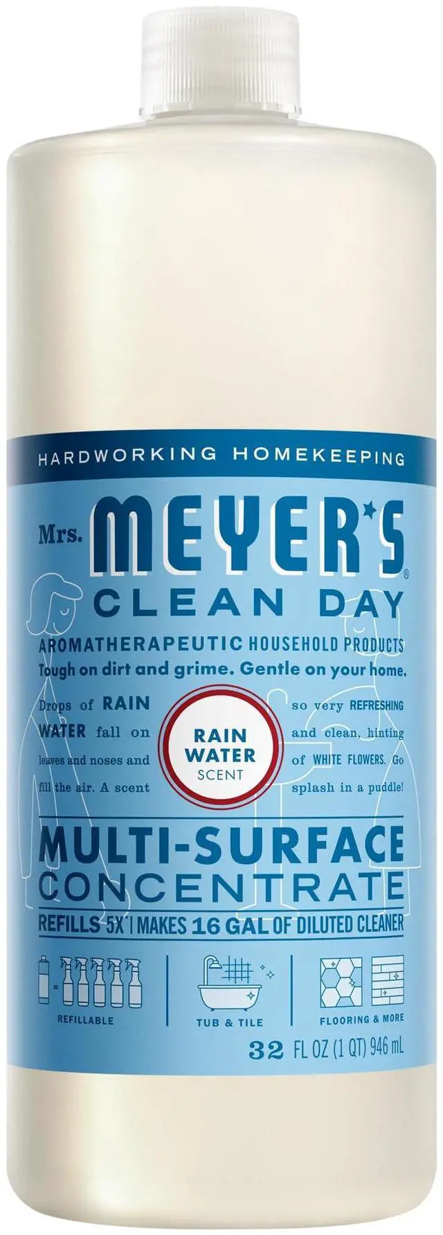 Main image of CLEAN DAY Multi-Surface Everyday Concentrate, Rain Water Scent, 32 Fl Oz Bottle