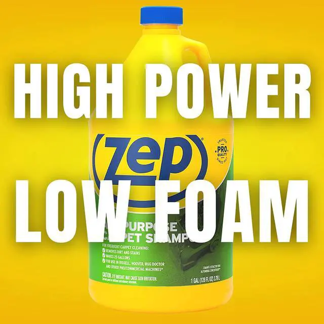 Alt view image 3 of 5 - All-Purpose Carpet Shampoo Concentrate Cleaner - 1 Gallon - ZUCEC128 - Professional Formula Removes Dirt and Stains