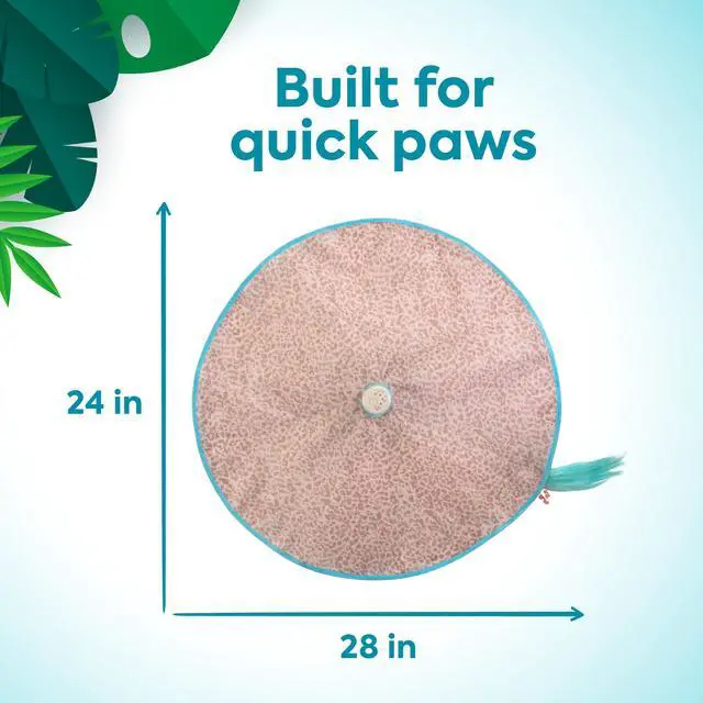 Alt view image 3 of 7 - Hidden Hijinks Toy for Indoor Cats & Kittens, Electronic Interactive Motion Toy, Featuring Teaser Wand, Plus Replaceable Batteries Included