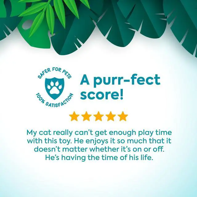 Alt view image 6 of 7 - Hidden Hijinks Toy for Indoor Cats & Kittens, Electronic Interactive Motion Toy, Featuring Teaser Wand, Plus Replaceable Batteries Included