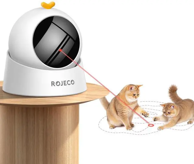 Main image of Auto Laser Cat Toy - Random Motion Track, Magnetic 360° Base, Run Quiet,Rechargeable with 1000mAh Battery, Auto Sleep & 3 Speed Modes, Safe for Cats,Interactive Cat Gifts Toys for Bored Indoor