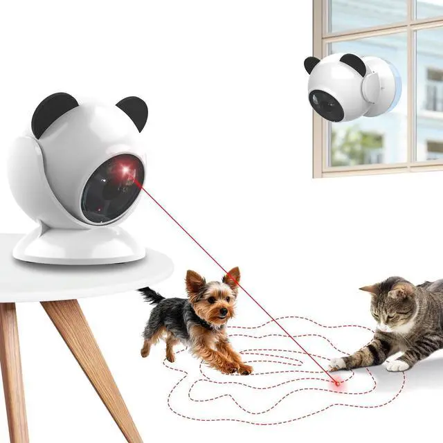Main image of Laser Cat Toys for Indoor Cats, Truly Random Trjajectory, Suction Cup Design, Run Quiet, Interactive Cat Toy Automatic