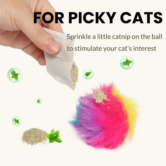 Alt view image 4 of 6 - Interactive Cat Toys for Indoor Cats, Self-Play Hanging Door Toy for Kitten, Adjustable Height Exercise Bell Ball to Keep Kittens Active